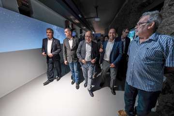 El Centro de Interpretación de Risco Caído, preparado para recibir a visitantes (Foto TA)